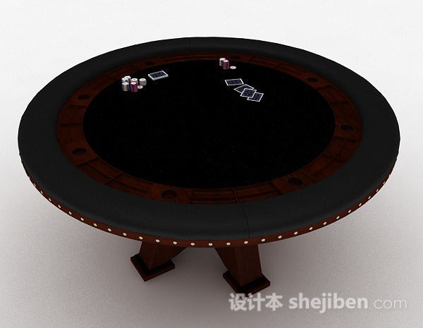 现代风格娱乐赌桌3d模型下载