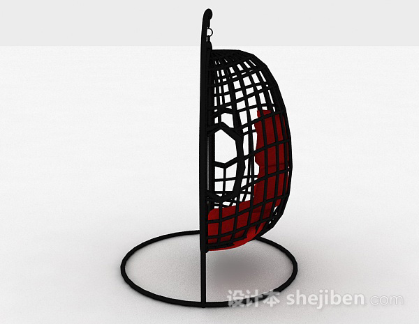 设计本欧式吊篮椅3d模型下载