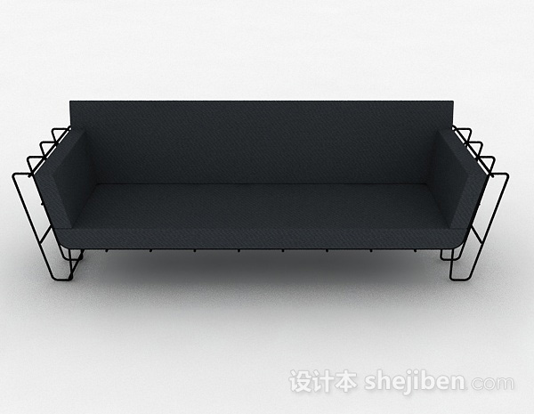 现代风格简约家居多人沙发3d模型下载