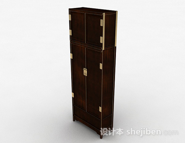 中式风格中式风格家居衣柜3d模型下载