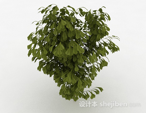 现代风格观赏型灌木3d模型下载