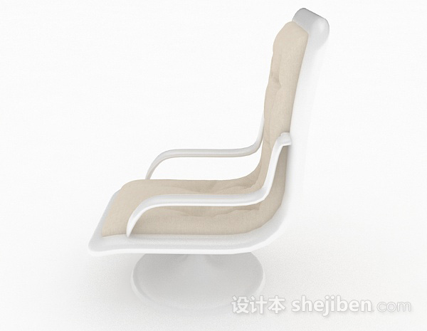 免费棕色休闲椅子3d模型下载