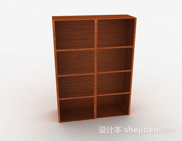 现代风格黄色木质玻璃门衣柜3d模型下载