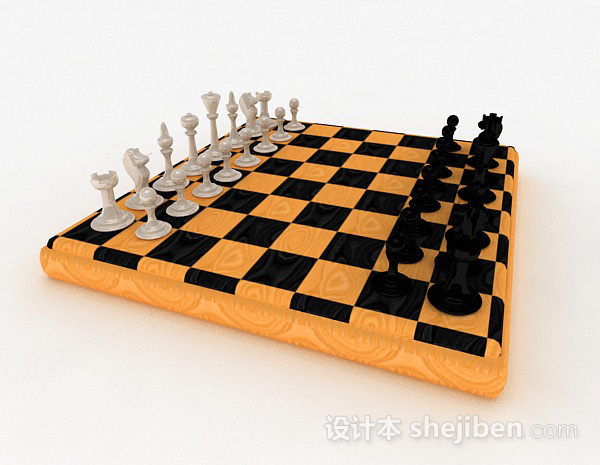 免费西洋棋3d模型下载