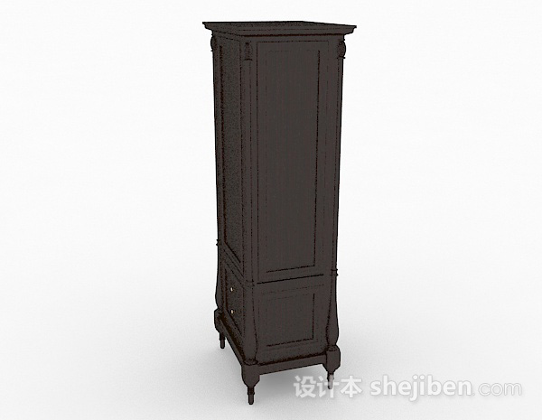 设计本欧式古典家居衣柜3d模型下载