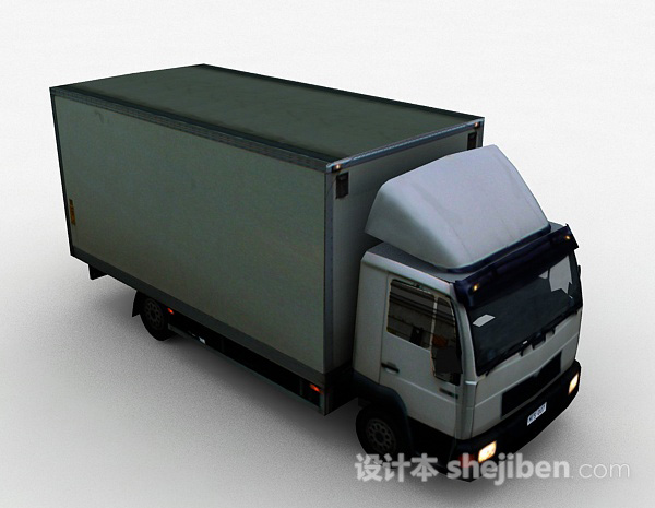 货车3d模型下载