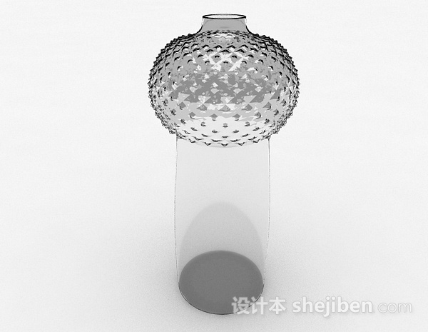 免费玻璃艺术造型摆设瓶3d模型下载
