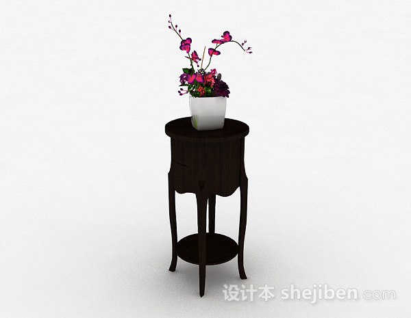 中式风格中式室内盆栽3d模型下载
