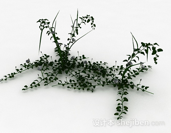 其它喇叭花植物3d模型下载