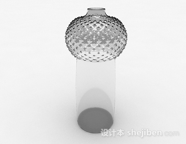 设计本玻璃艺术造型摆设瓶3d模型下载