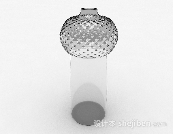 现代风格玻璃艺术造型摆设瓶3d模型下载