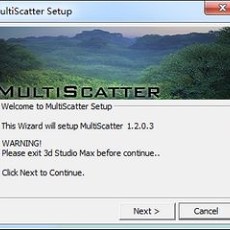 3dsMax场景渲染插件(MultiScatter)1.3汉化破解版下载