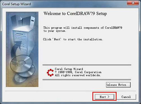 CorelDraw 9简体中文版安装破解图文教程免费下载