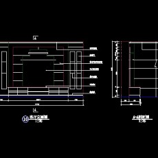电视背景墙cad设计施工图2--CAD空间素材