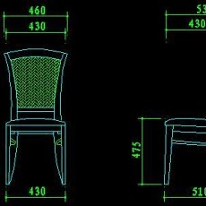 椅子家具图块素材17--CAD图块素材
