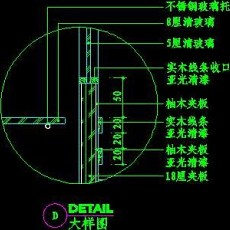 视听柜CAD祥图素材（第二辑）73--CAD空间素材
