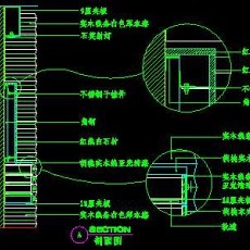 视听柜CAD祥图素材（第二辑）11--CAD空间素材