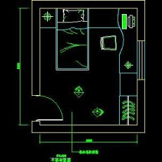 儿童房CAD实例详图素材9--CAD空间素材