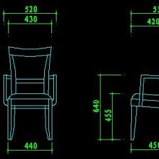 椅子家具图块素材22--CAD图块素材