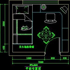 儿童房CAD实例详图素材15--CAD空间素材