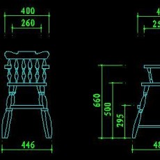 椅子家具图块素材25--CAD图块素材
