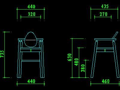 椅子家具图块素材26--CAD图..施工图