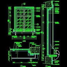 CAD窗详图素材12--CAD图块素材