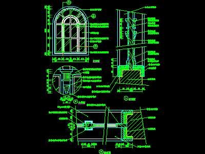 CAD窗详图素材15--CAD图块..施工图