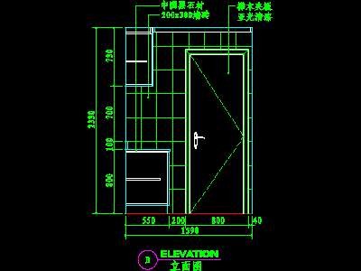 厨房实例CAD祥图32--CAD空..施工图