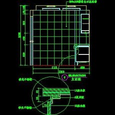 厨房实例CAD祥图67--CAD空间素材