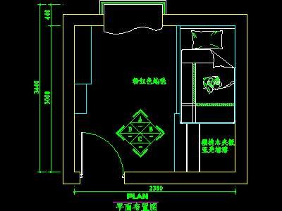 儿童房CAD实例详图素材5--CAD空间素材