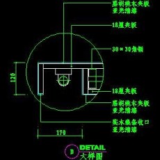 视听柜CAD祥图素材78--CAD空间素材