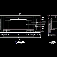 电视背景墙cad设计施工图13--CAD空间素材