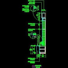 视听柜CAD祥图素材64--CAD空间素材