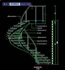 楼梯CAD模块施工图