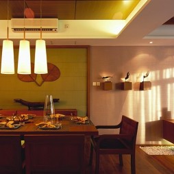 东南亚星月灣比華利山別墅餐厅客厅装修效果图