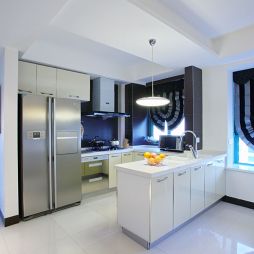 现代风格开放式厨房装修效果图片欣赏