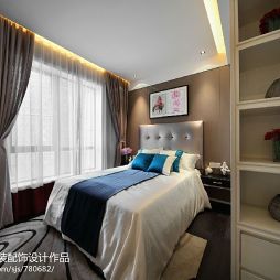 KSL软装配饰设计现代简约风格 随性优雅卧室柜子装修效果图