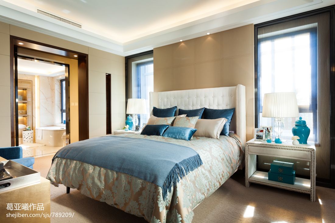 北京中粮祥云色彩之家的魅力怒放现代奢华卧室装修效果图