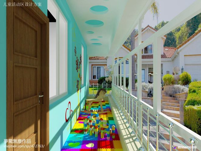 室内设计欧式儿童阳台装修效果图