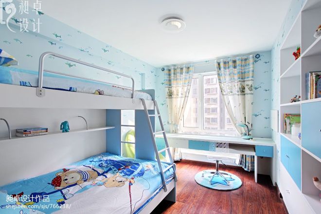 现代儿童卧室装修效果图