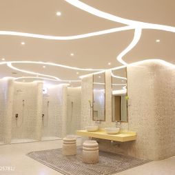 东南亚发会所淋浴室装修效果图