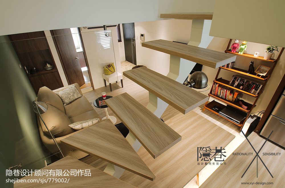 现代风格家庭楼梯踏步装修效果图大全