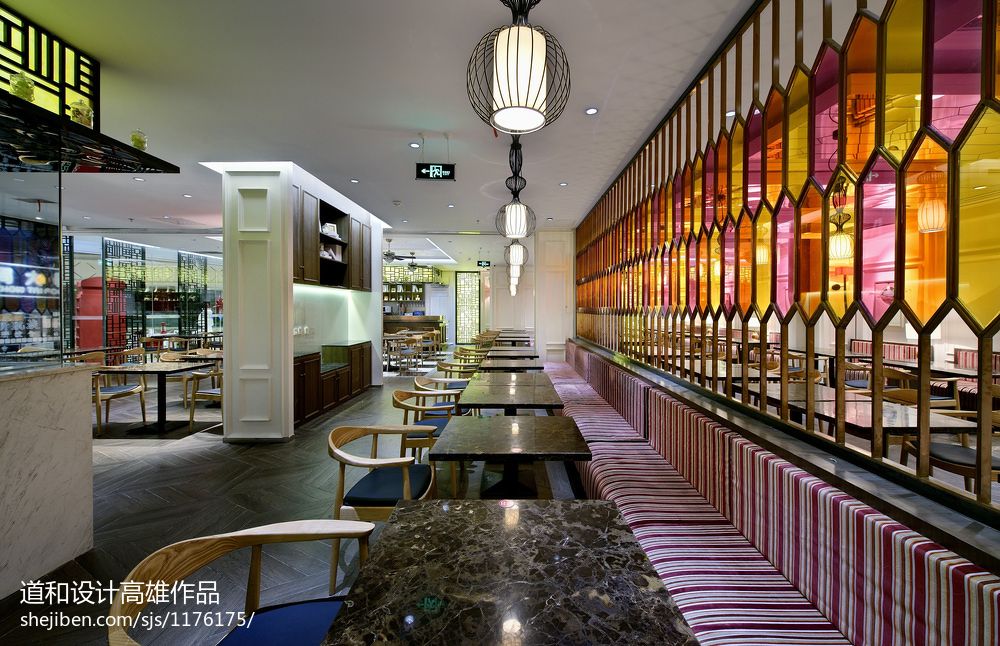 中式风格茶餐厅装修设计