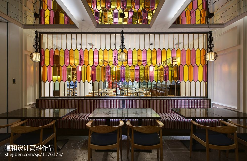 中式风格茶餐厅设计效果图