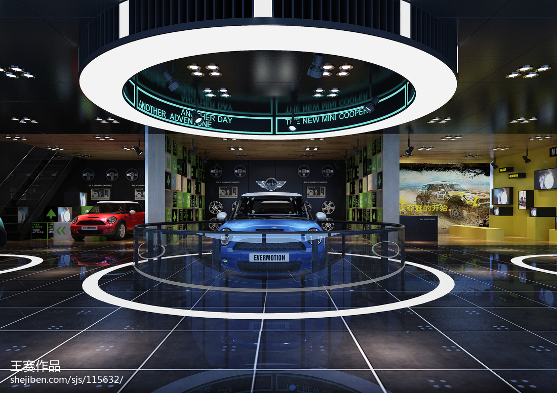 BMW STAND visualization project-Bologna Motor Show（博洛尼亚车展） - 设计兵团_展厅_博物 ...