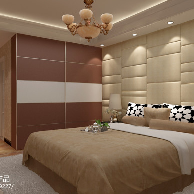 打造高端时尚新生活欧式卧室床头背景墙装修效果图