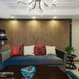新古典风格家装客厅沙发背景墙装修效果图