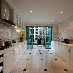 现代复式楼厨房装修效果图大全2017图片