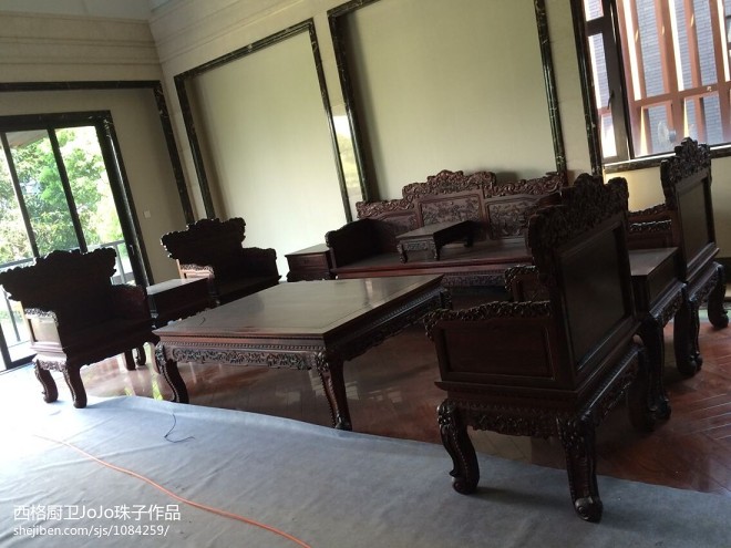 中式大宅红木太师椅